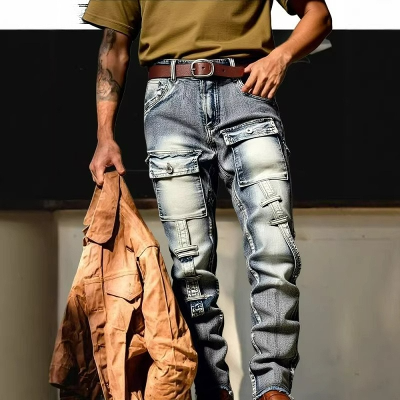 Europe Streetwear Brand - Erkek Yıpranmış Görünümlü Sokak Modası Markası