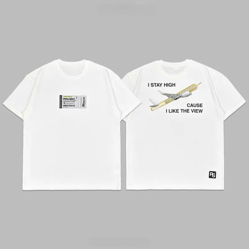 Streetwear Brand Y2K - I Stay High Airplane Bottle Çift