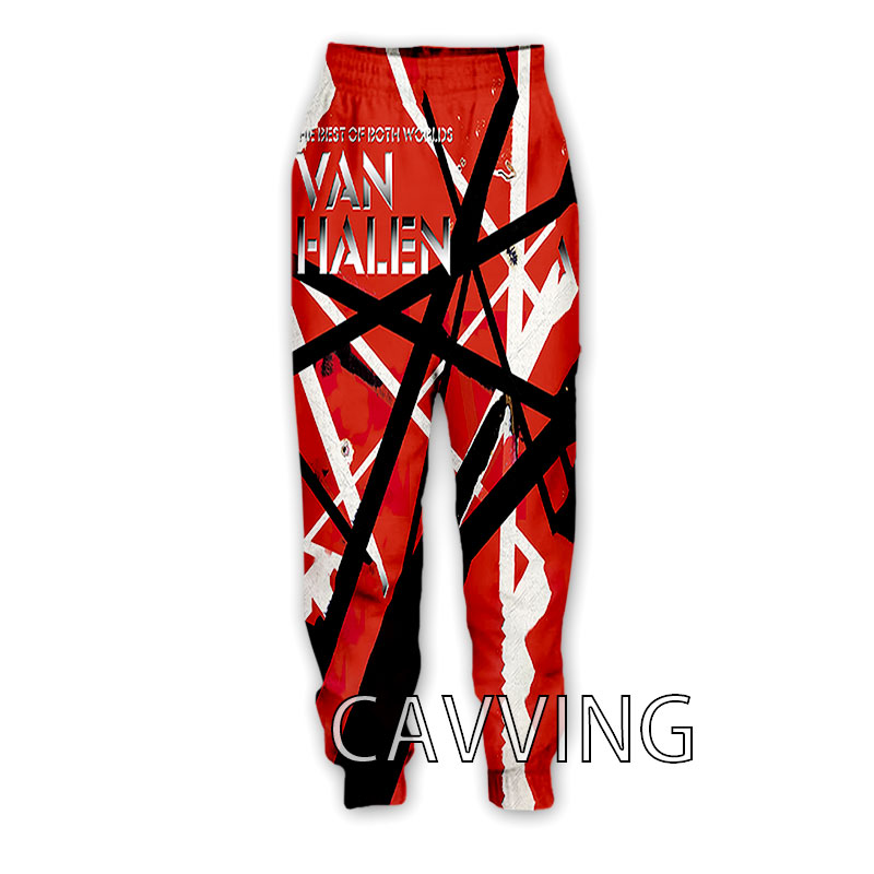 Streetwear Brands - CAVVING 3D baskı Van Halen bant