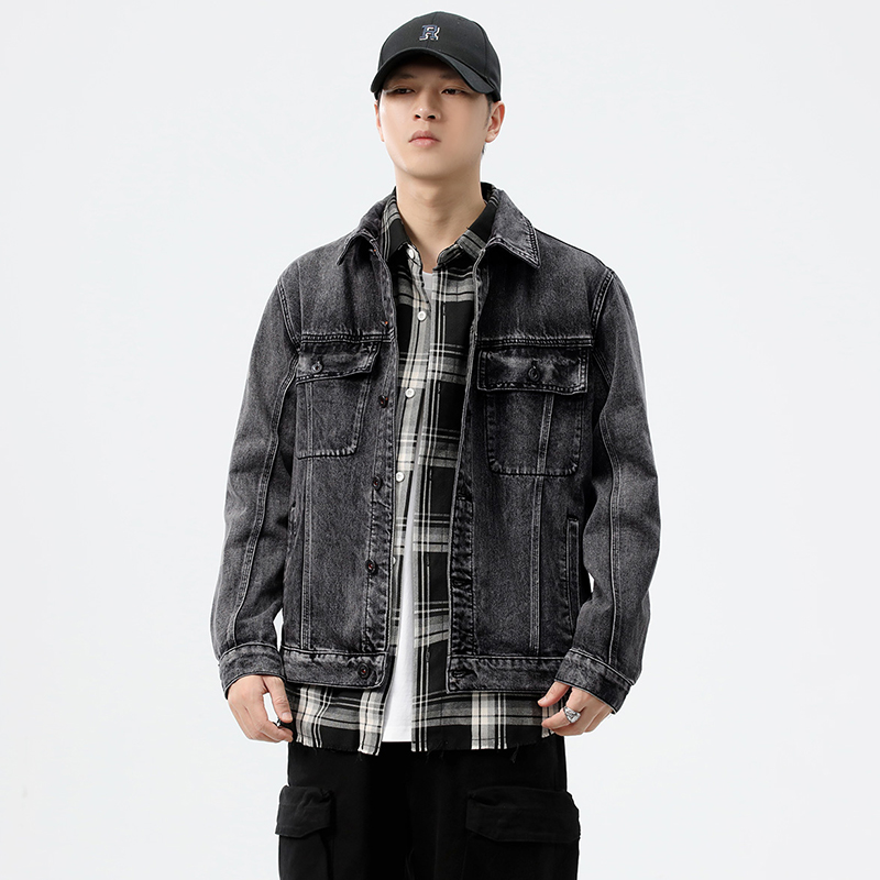 Streetwear Brand Jacket - 2026 Sonbahar/Kış Gri Sokak Giyim Markası